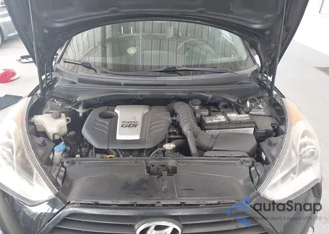 2013 Hyundai Veloster Turbo W/Blue from USA, damaged, VIN KMHTC6AEXDU167848